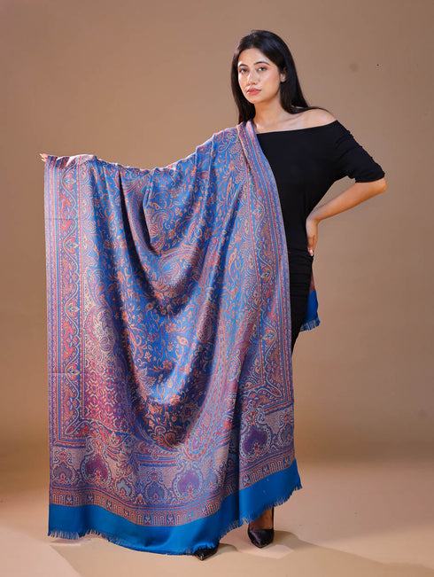 Women's Jamawar Wool Shawl